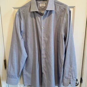 Charles Tyrwhitt Blue Micro-Pattern Dress Shirt